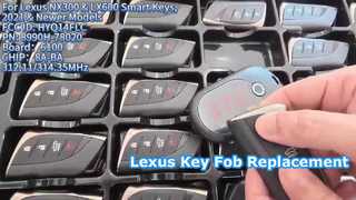Smart key remote fob for Lexus